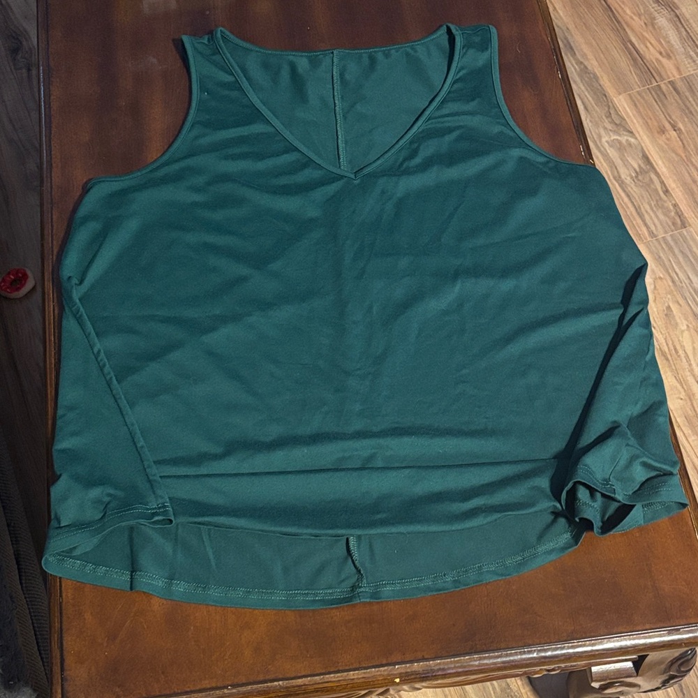 SHEIN Teal Sleeveless Tank Top